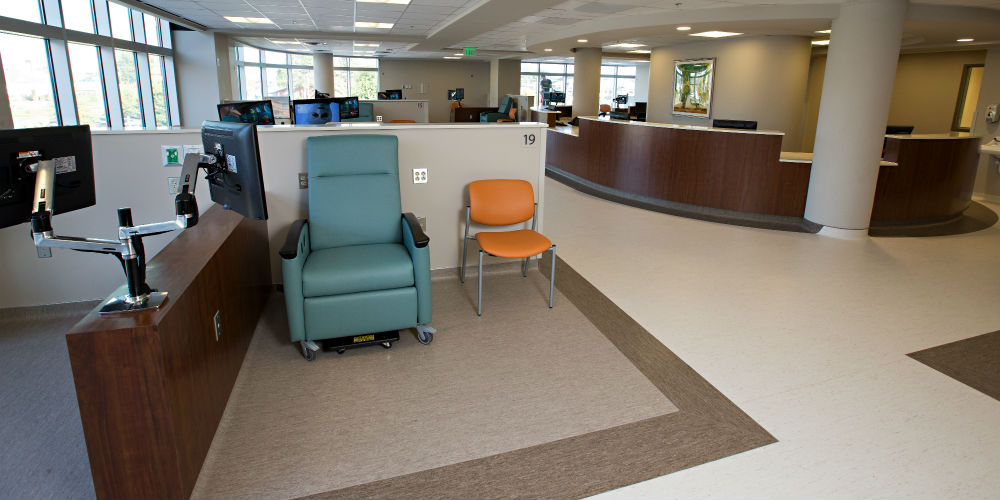 St. Bernards Cancer Center Custom AV Platform, slide 3