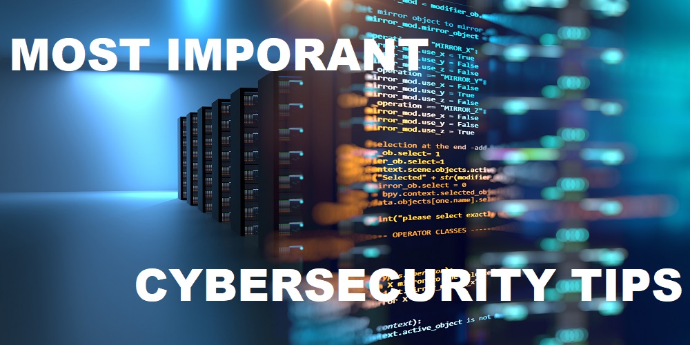 most important cybersecurity training tips