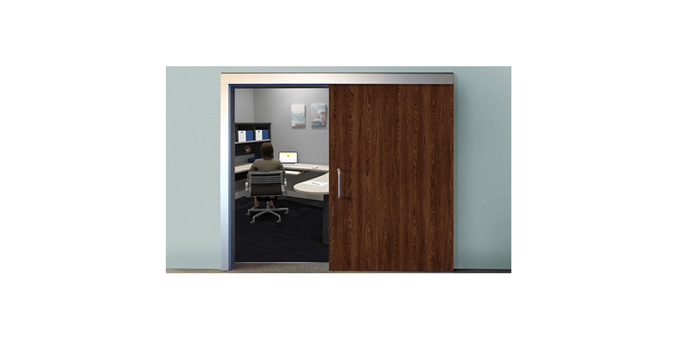 ASSA ABLOY RITE Slide Integrated Sliding Door Designed for Sound