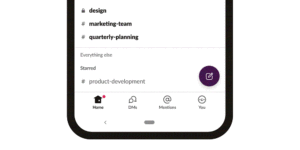 Slack Mobile App Redesign