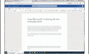 Microsoft Word Transcription