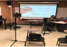 virtual classroom setup