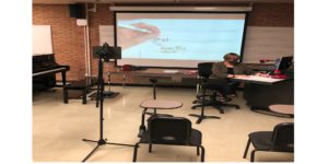 virtual classroom setup