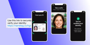 Nametage customer identification solution