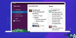 Salesforce Slack ChatGPT