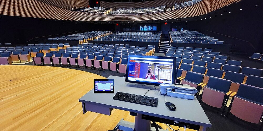 Extron AV Control System Transforms Syracuse University Auditorium into Multifunctional Space, slide 1