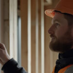 construction worker working on thermostat, IoT devices, campus networks, data breaches